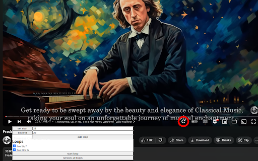 yt loops from Chrome web store to be run with OffiDocs Chromium online yt loops from Chrome web store to be run with OffiDocs Chromium online