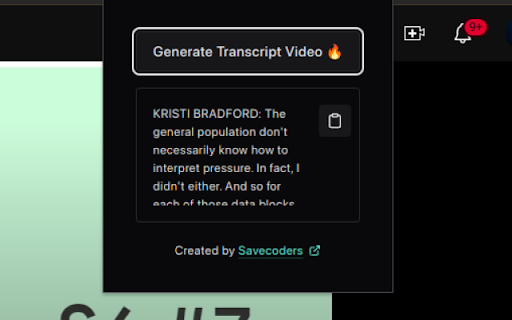 YTranscripts Extension from Chrome web store to be run with OffiDocs Chromium online YTranscripts Extension from Chrome web store to be run with OffiDocs Chromium online