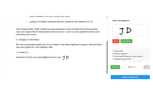 Zap Sign from Chrome web store to be run with OffiDocs Chromium online Zap Sign from Chrome web store to be run with OffiDocs Chromium online