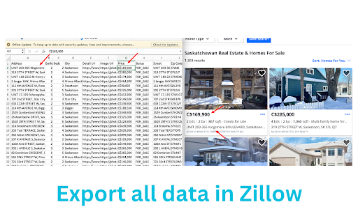 Zillow Data Exporter from Chrome web store to be run with OffiDocs Chromium online Zillow Data Exporter from Chrome web store to be run with OffiDocs Chromium online