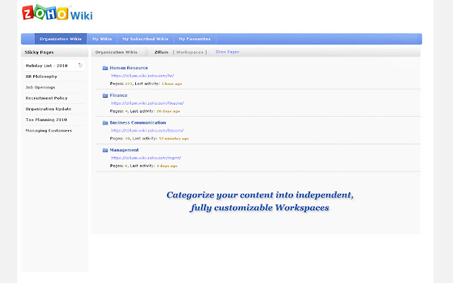 Zoho Wiki from Chrome web store to be run with OffiDocs Chromium online Zoho Wiki from Chrome web store to be run with OffiDocs Chromium online
