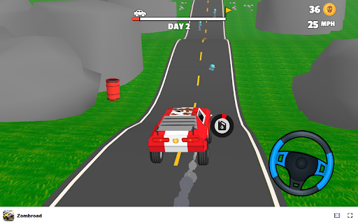 Zombroad Game Hit the road and slay zombies with your car! from Chrome web store to be run with OffiDocs Chromium online Zombroad Game Hit the road and slay zombies with your car! from Chrome web store to be run with OffiDocs Chromium online