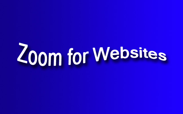 Zoom for Websites from Chrome web store to be run with OffiDocs Chromium online Zoom for Websites from Chrome web store to be run with OffiDocs Chromium online