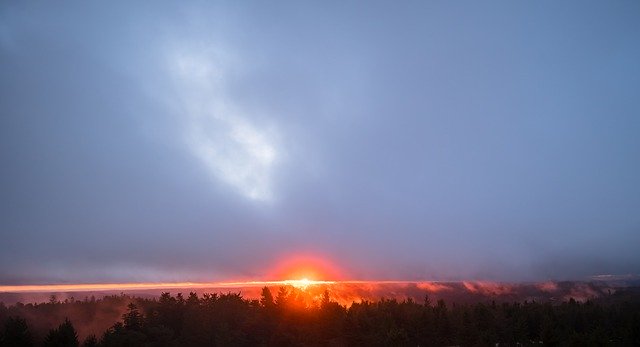 Sunrise Fog Morgenrot - GIMP online editor free Free download Sunrise Fog Morgenrot - free free photo or picture to be edited with GIMP online image editor