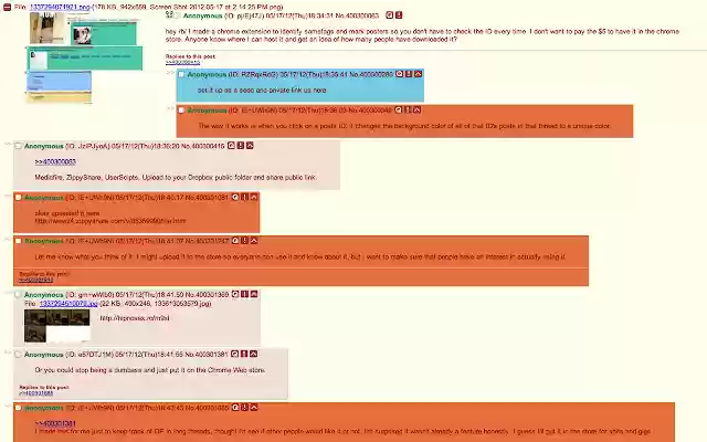 4chan color users from Chrome web store to be run with OffiDocs Chromium online 4chan color users from Chrome web store to be run with OffiDocs Chromium online