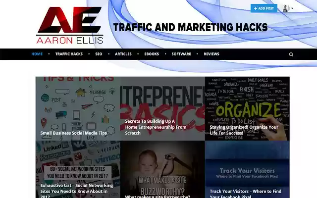 Aaron Ellis Traffic and Marketing Hacks from Chrome web store to be run with OffiDocs Chromium online Aaron Ellis Traffic and Marketing Hacks from Chrome web store to be run with OffiDocs Chromium online