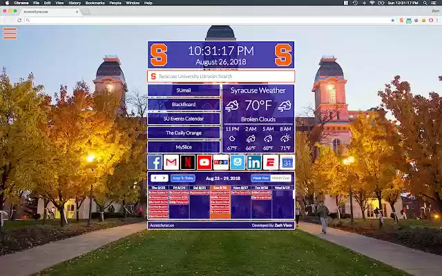 AccessSyracuse from Chrome web store to be run with OffiDocs Chromium online AccessSyracuse from Chrome web store to be run with OffiDocs Chromium online