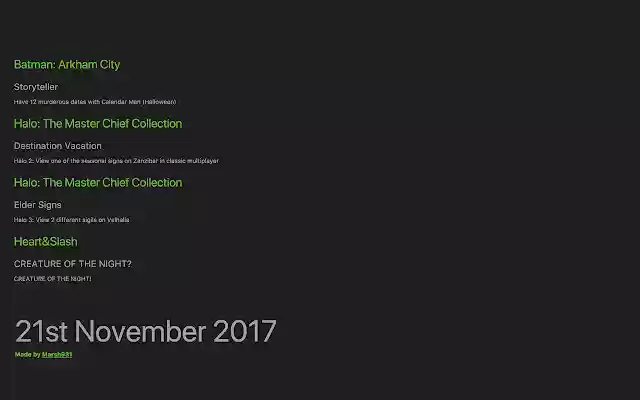 Achievement Calendar from Chrome web store to be run with OffiDocs Chromium online Achievement Calendar from Chrome web store to be run with OffiDocs Chromium online