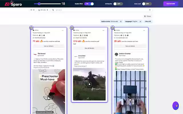 AdSparo AdLibrary Ad Finder Ad spy Tool from Chrome web store to be run with OffiDocs Chromium online AdSparo AdLibrary Ad Finder Ad spy Tool from Chrome web store to be run with OffiDocs Chromium online
