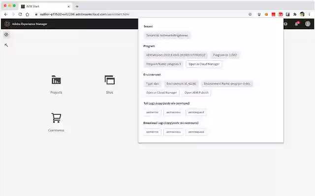 AEM ❤️ Cloud Manager from Chrome web store to be run with OffiDocs Chromium online AEM ❤️ Cloud Manager from Chrome web store to be run with OffiDocs Chromium online