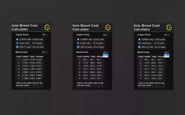 Axie infinity breed cost calculator from Chrome web store to be run with OffiDocs Chromium online Axie infinity breed cost calculator from Chrome web store to be run with OffiDocs Chromium online