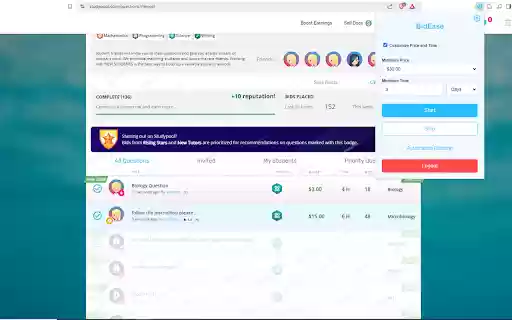 Bidease from Chrome web store to be run with OffiDocs Chromium online Bidease from Chrome web store to be run with OffiDocs Chromium online