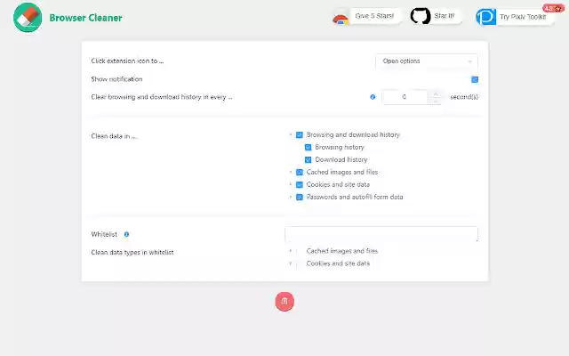 Browser Cleaner from Chrome web store to be run with OffiDocs Chromium online Browser Cleaner from Chrome web store to be run with OffiDocs Chromium online