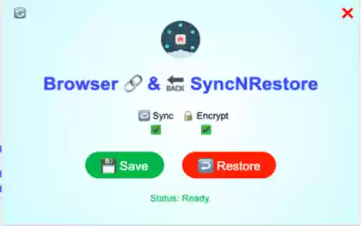 Browser SyncNRestore from Chrome web store to be run with OffiDocs Chromium online Browser SyncNRestore from Chrome web store to be run with OffiDocs Chromium online