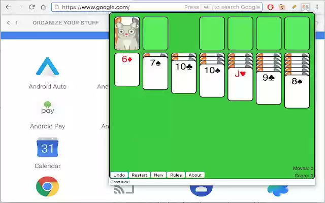 Cat Solitaire from Chrome web store to be run with OffiDocs Chromium online Cat Solitaire from Chrome web store to be run with OffiDocs Chromium online