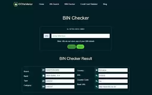 CCValidator Credit Card Generator from Chrome web store to be run with OffiDocs Chromium online CCValidator Credit Card Generator from Chrome web store to be run with OffiDocs Chromium online