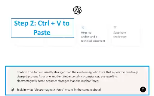 ChatGPT Explain in context right click shortcut from Chrome web store to be run with OffiDocs Chromium online ChatGPT Explain in context right click shortcut from Chrome web store to be run with OffiDocs Chromium online