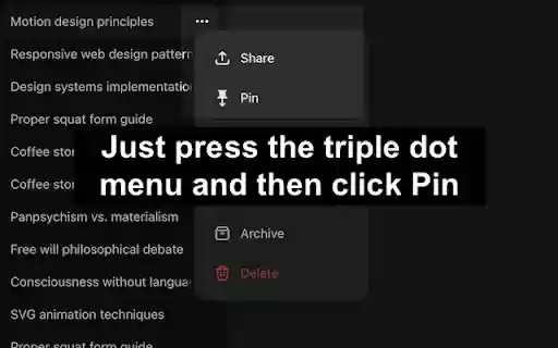 ChatGPT Pin Extension from Chrome web store to be run with OffiDocs Chromium online ChatGPT Pin Extension from Chrome web store to be run with OffiDocs Chromium online
