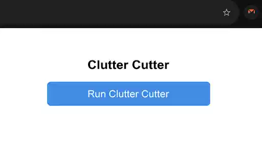 ClutterCutter Gmail Inbox Cleaner from Chrome web store to be run with OffiDocs Chromium online ClutterCutter Gmail Inbox Cleaner from Chrome web store to be run with OffiDocs Chromium online