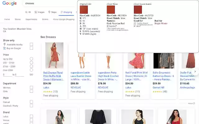 Color Name Season Identifier from Chrome web store to be run with OffiDocs Chromium online Color Name Season Identifier from Chrome web store to be run with OffiDocs Chromium online