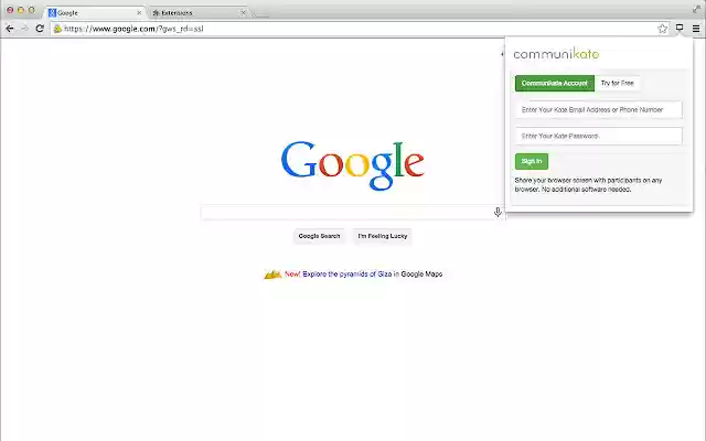 Communikate Screen Sharing (Beta) from Chrome web store to be run with OffiDocs Chromium online Communikate Screen Sharing (Beta) from Chrome web store to be run with OffiDocs Chromium online
