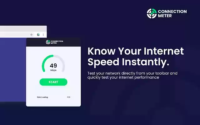 Connection Meter from Chrome web store to be run with OffiDocs Chromium online Connection Meter from Chrome web store to be run with OffiDocs Chromium online