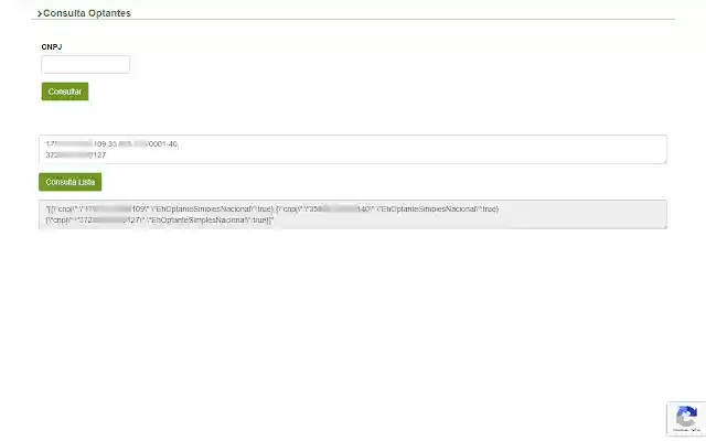 Consulta CNPJ Simples Nacional from Chrome web store to be run with OffiDocs Chromium online Consulta CNPJ Simples Nacional from Chrome web store to be run with OffiDocs Chromium online