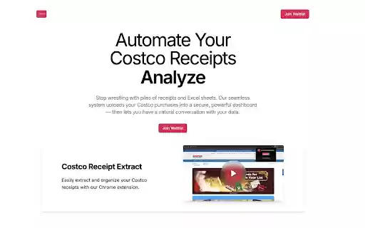 Costco Receipt Scanner from Chrome web store to be run with OffiDocs Chromium online Costco Receipt Scanner from Chrome web store to be run with OffiDocs Chromium online