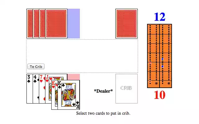 Cribbage from Chrome web store to be run with OffiDocs Chromium online Cribbage from Chrome web store to be run with OffiDocs Chromium online