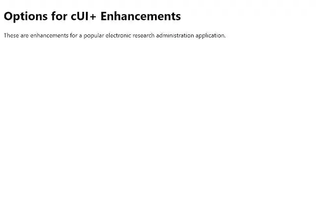 cUI Enhancements from Chrome web store to be run with OffiDocs Chromium online cUI Enhancements from Chrome web store to be run with OffiDocs Chromium online