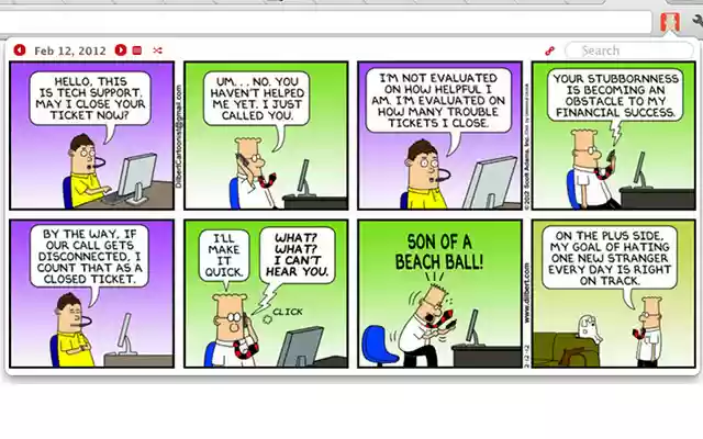 Daily Dilbert Comics from Chrome web store to be run with OffiDocs Chromium online Daily Dilbert Comics from Chrome web store to be run with OffiDocs Chromium online