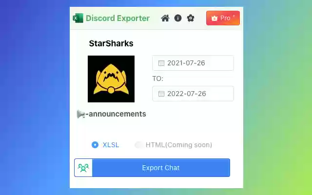 Discord Export Discord Chat Exporter from Chrome web store to be run with OffiDocs Chromium online Discord Export Discord Chat Exporter from Chrome web store to be run with OffiDocs Chromium online