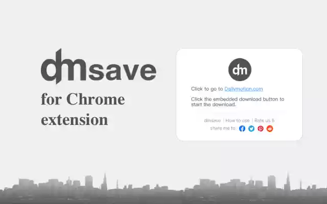 dmsave Dailymotion video downloader from Chrome web store to be run with OffiDocs Chromium online dmsave Dailymotion video downloader from Chrome web store to be run with OffiDocs Chromium online