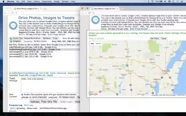 Drive Photos, Images to Tweets from Chrome web store to be run with OffiDocs Chromium online Drive Photos, Images to Tweets from Chrome web store to be run with OffiDocs Chromium online