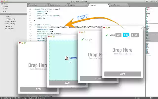 Drop 64 from Chrome web store to be run with OffiDocs Chromium online Drop 64 from Chrome web store to be run with OffiDocs Chromium online