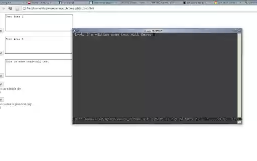 Edit with Emacs from Chrome web store to be run with OffiDocs Chromium online Edit with Emacs from Chrome web store to be run with OffiDocs Chromium online