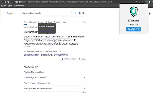EtherLens from Chrome web store to be run with OffiDocs Chromium online EtherLens from Chrome web store to be run with OffiDocs Chromium online