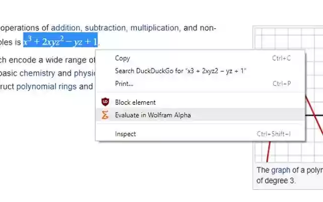 Evaluate in Wolfram Alpha from Chrome web store to be run with OffiDocs Chromium online Evaluate in Wolfram Alpha from Chrome web store to be run with OffiDocs Chromium online