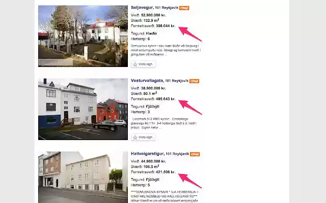 Fasteignaleit viðbætur from Chrome web store to be run with OffiDocs Chromium online Fasteignaleit viðbætur from Chrome web store to be run with OffiDocs Chromium online