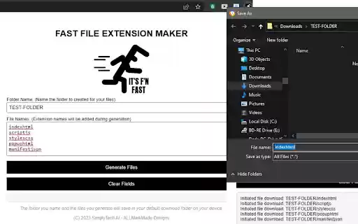 FAST FILE EXTENSION MAKER from Chrome web store to be run with OffiDocs Chromium online FAST FILE EXTENSION MAKER from Chrome web store to be run with OffiDocs Chromium online