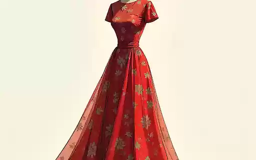 Flared red dress from Chrome web store to be run with OffiDocs Chromium online Flared red dress from Chrome web store to be run with OffiDocs Chromium online