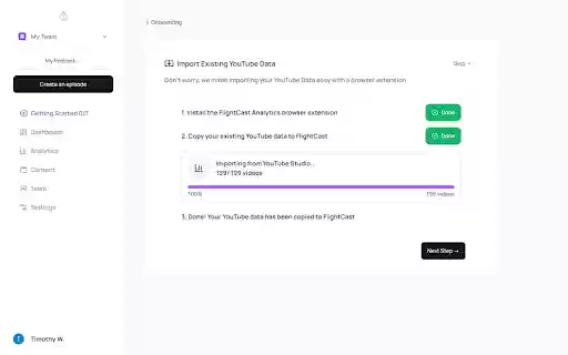 Flightcast from Chrome web store to be run with OffiDocs Chromium online Flightcast from Chrome web store to be run with OffiDocs Chromium online
