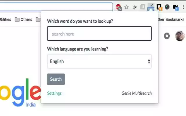 Genie Multisearch from Chrome web store to be run with OffiDocs Chromium online Genie Multisearch from Chrome web store to be run with OffiDocs Chromium online