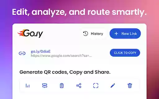 Go.ly | Short links and Analytics from Chrome web store to be run with OffiDocs Chromium online Go.ly | Short links and Analytics from Chrome web store to be run with OffiDocs Chromium online