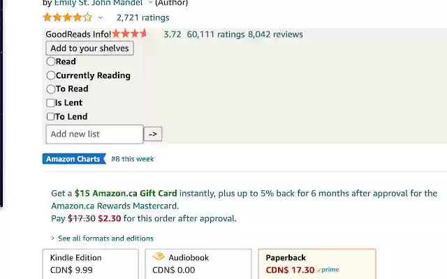 GoodReads Enhancement from Chrome web store to be run with OffiDocs Chromium online GoodReads Enhancement from Chrome web store to be run with OffiDocs Chromium online