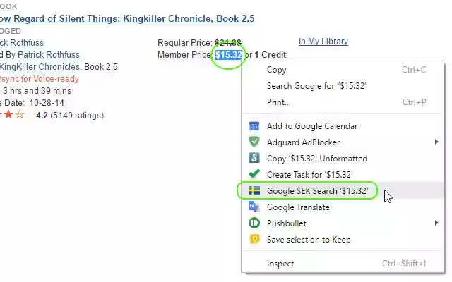 Google SEK Search on Right Click from Chrome web store to be run with OffiDocs Chromium online Google SEK Search on Right Click from Chrome web store to be run with OffiDocs Chromium online