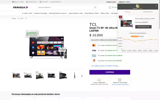 Historial de Precios from Chrome web store to be run with OffiDocs Chromium online Historial de Precios from Chrome web store to be run with OffiDocs Chromium online