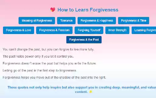 How to Learn Forgiveness from Chrome web store to be run with OffiDocs Chromium online How to Learn Forgiveness from Chrome web store to be run with OffiDocs Chromium online