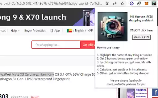 ifYes shopping assistant from Chrome web store to be run with OffiDocs Chromium online ifYes shopping assistant from Chrome web store to be run with OffiDocs Chromium online