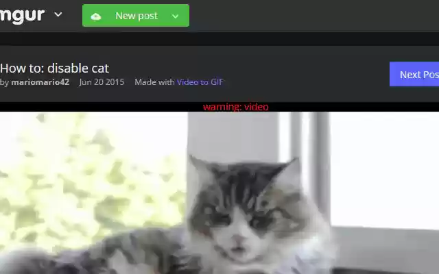 Imgur Gif/Webm Warnings from Chrome web store to be run with OffiDocs Chromium online Imgur Gif/Webm Warnings from Chrome web store to be run with OffiDocs Chromium online